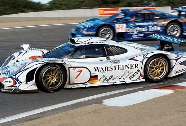 1998 Porsche 911 GT1-98 and MB CLK-LM 