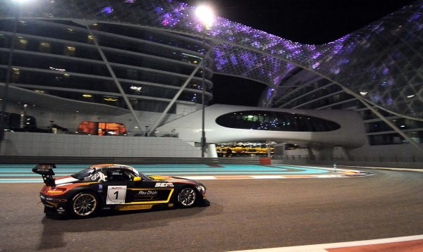 2012 Abu Dhabi Racing Mercedes Benz SLS GT3 Black Falcon Gulf 12hrs